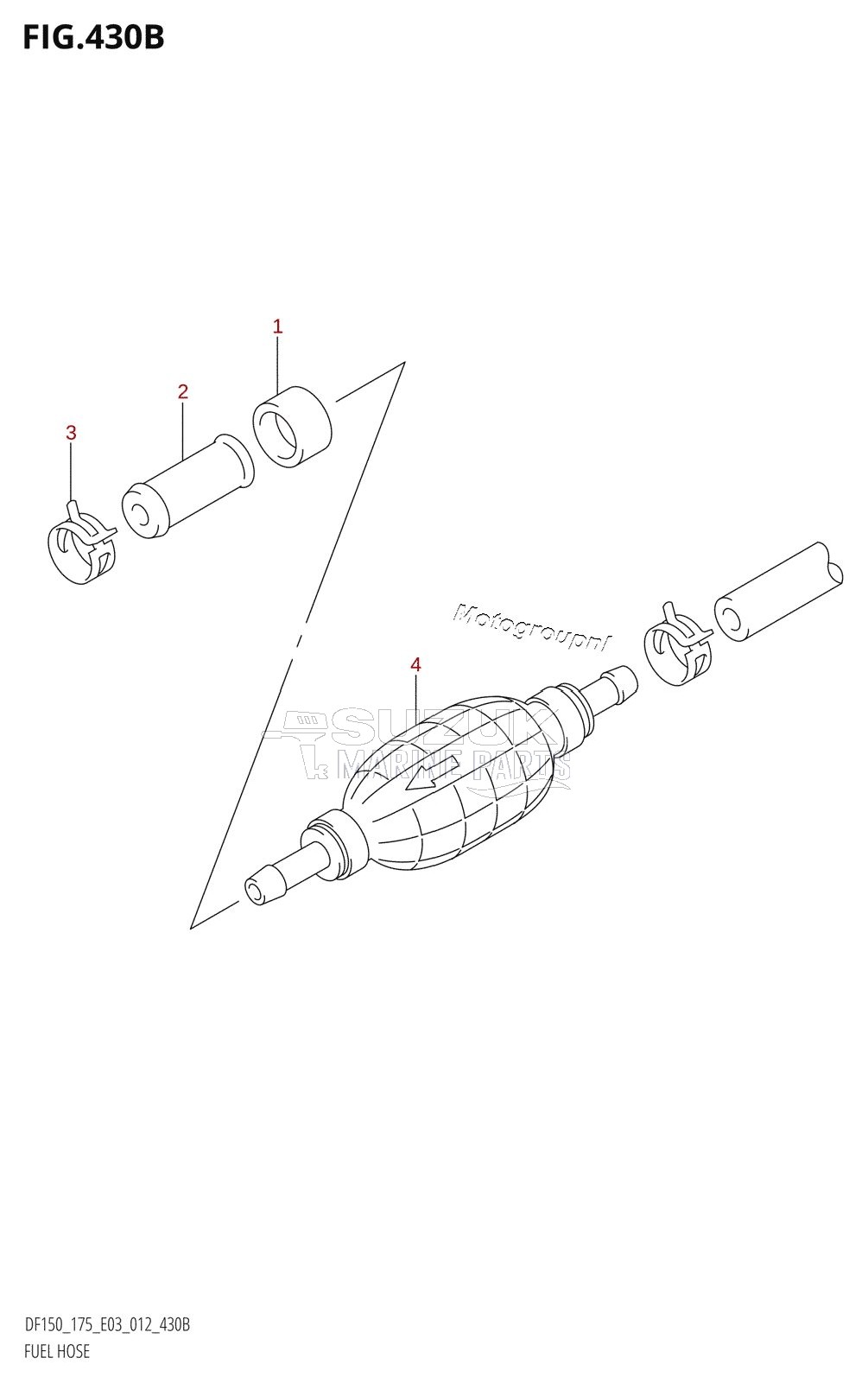 FUEL HOSE (DF150Z:E03)