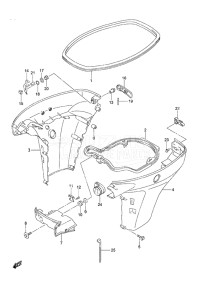 Outboard DF 50A drawing Side Cover