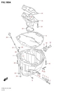 DF250ST From 25004F-810001 (E03)  2018 drawing OIL PAN