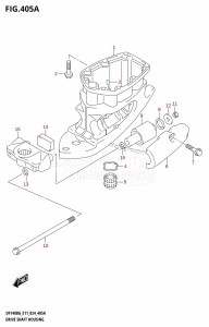 DF140BG From 14004F-440001 (E11 - E40)  2024 drawing DRIVE SHAFT HOUSING