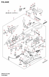 DF60A From 06003F-410001 (E01 E40)  2014 drawing TILLER HANDLE (DF60AQH:E40)