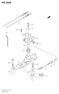 DF225Z From 22503Z-410001 (E03)  2014 drawing THROTTLE ROD