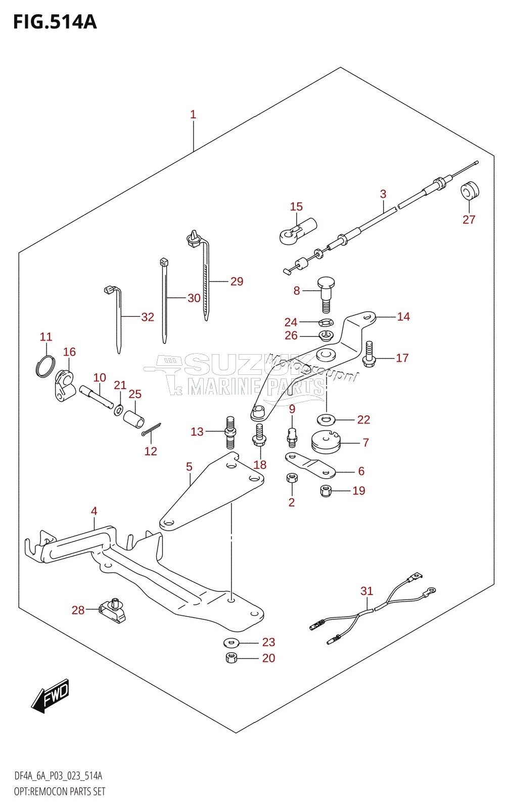 OPT:REMOCON PARTS SET