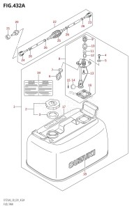 DT30 From 03001-251001 ()  2002 drawing FUEL TANK