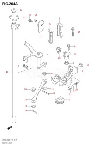 08002F-410001 (2014) 80hp E03-USA (DF80A) DF80A drawing CLUTCH SHAFT