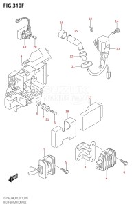 02504F-710001 (2017) 25hp P01-Gen. Export 1 (DF25A  DF25AR  DF25AT  DF25ATH) DF25A drawing RECTIFIER / IGNITION COIL (DF30AR:P01)