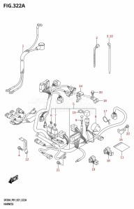 DF20A From 02002F-040001 (P40)  2020 drawing HARNESS (DF9.9B,DF15A,DF20A)