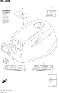 00503F-710001 (2017) 5hp P01-Gen. Export 1 (DF5A) DF5A drawing ENGINE COVER (DF5A:P01)