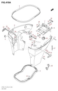 DF100 From 10002F-110001 (E03)  2011 drawing SIDE COVER