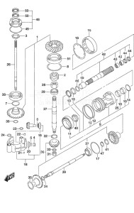 Outboard DF 350A drawing Transmission