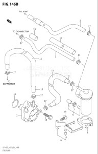 14002F-110001 (2011) 140hp E01 E40-Gen. Export 1 - Costa Rica (DF140T  DF140WT) DF140 drawing FUEL PUMP (DF140T:(K6,K7,K8,K9,K10),DF140Z:(K6,K7,K8,K9,K10,011))