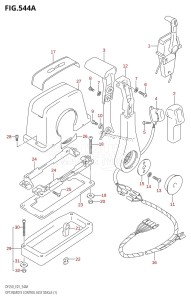 DF225Z From 22501Z-510001 (E01 E40)  2005 drawing OPT:REMOTE CONTROL ASSY SINGLE (1)