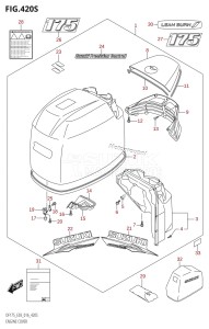 DF175TG From 17502F-610001 (E03)  2016 drawing ENGINE COVER (DF175ZG:E03)