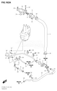 11505F-340001 (2023) 115hp E11 E40-Gen. Export 1-and 2 (DF115BG) DF115BG drawing THERMOSTAT