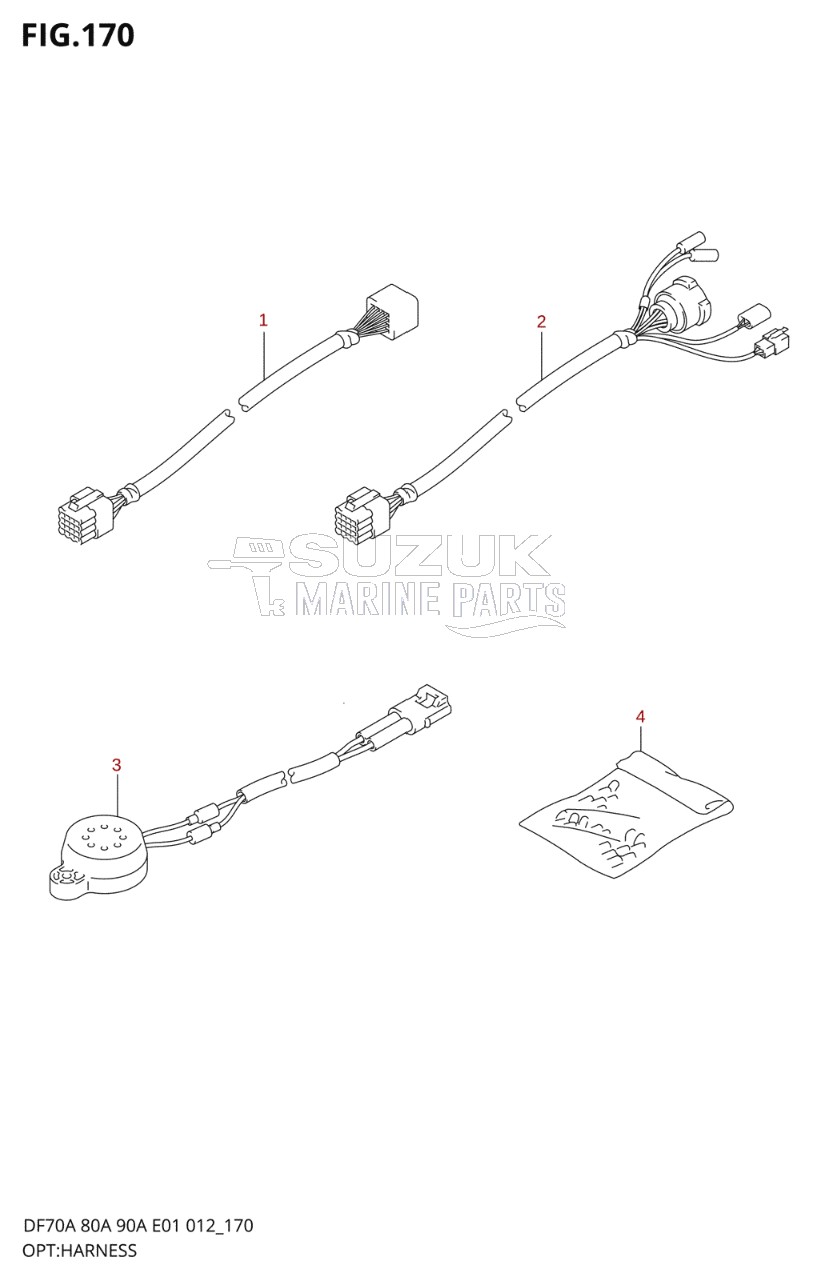 OPT:HARNESS (DF70A E40)