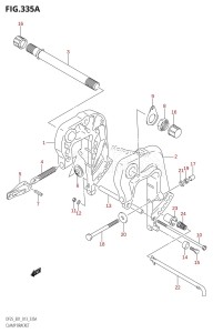 DF25 From 02503F-310001 (E01)  2013 drawing CLAMP BRACKET (DF25:E01)