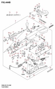 DF40A From 04003F-410001 (E01)  2014 drawing TILLER HANDLE (DF40ATH:E01)