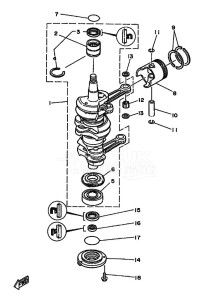 70B drawing CRANKSHAFT--PISTON