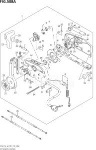 00503F-810001 (2018) 5hp P01-Gen. Export 1 (DF5A) DF5A drawing OPT:REMOTE CONTROL