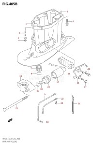 DF175Z From 17502Z-210001 (E01 E40)  2012 drawing DRIVE SHAFT HOUSING (DF150T:E40)