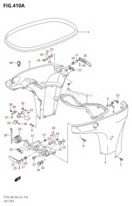 DF90A From 09002F-980001 (E01)  2009 drawing SIDE COVER