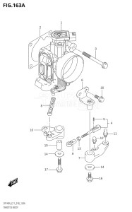 14003Z-810001 (2018) 140hp E11 E40-Gen. Export 1-and 2 (DF140AZ) DF140AZ drawing THROTTLE BODY