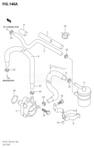 DF140Z From 14001Z-980001 (E03)  2009 drawing FUEL PUMP (K2,K3,K4,K5,K6)