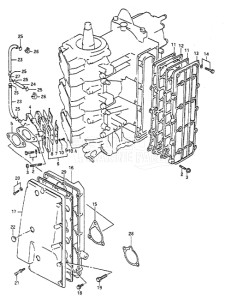 Outboard DT 55 drawing Inlet Case