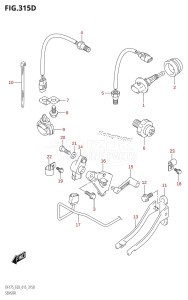 DF175Z From 17502Z-510001 (E03)  2015 drawing SENSOR (DF150ZG:E03)