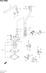 06001F-371001 (2003) 60hp E03-USA (DF60TK3) DF60 drawing WATER PUMP (W,X,Y,K1,K2,K3,K4,K5,K6,K7)