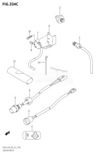 DF8A From 00801F-310001 (P03)  2013 drawing SENSOR /​ SWITCH (DF9.9A:P03)