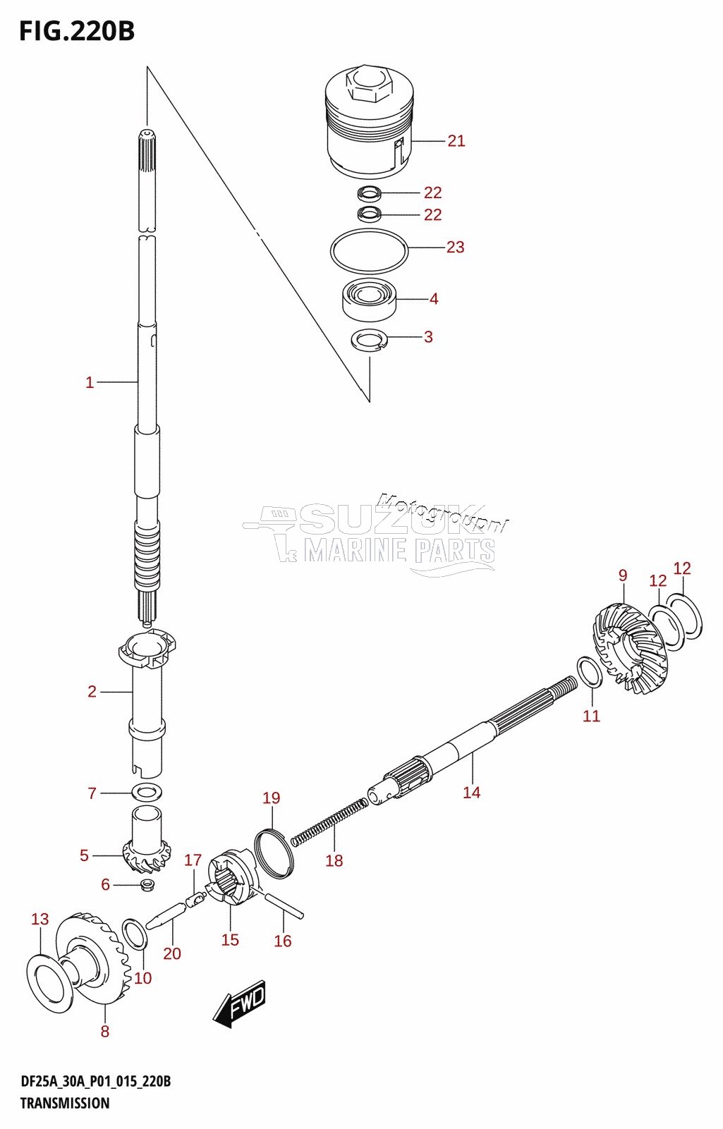 TRANSMISSION (DF25AR:P01)