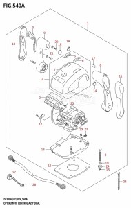 DF250ATSS From 25001N-440001 (E03)  2024 drawing OPT:REMOTE CONTROL ASSY DUAL