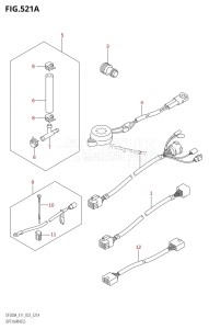 DF150A From 15003F-040001 (E01 E03 E40)  2020 drawing OPT:HARNESS (020,021)