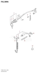 DT40 From 04005K-210001 ()  2012 drawing IGNITION SWITCH (DT40W:P40)