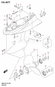 DF60A From 06003F-710001 (E01 E40)  2017 drawing GEAR CASE (DF60AVTH:E01)