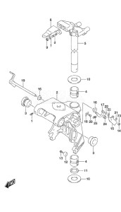 DF 30A drawing Swivel Bracket Remote Control