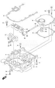 DF 60A drawing Engine Holder High Thrust