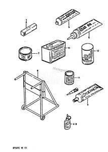 DT50 From 05003-401001 ()  1984 drawing OPTIONAL