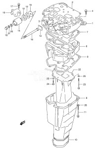 DT100 From 10001-461001 ()  1994 drawing ENGINE HOLDER