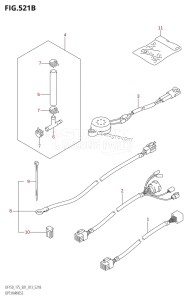 DF175T From 17502F-310001 (E01 E40)  2013 drawing OPT:HARNESS (DF150T:E40)