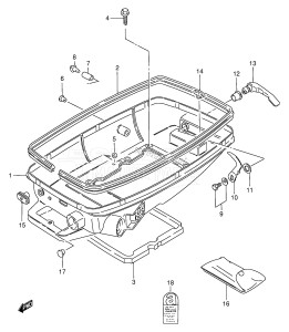 DT8S From 0801-011001 ()  1990 drawing LOWER COVER