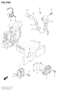 DF25A From 02504F-140001 (P01)  2021 drawing RECTIFIER /​ IGNITION COIL (DF30A)