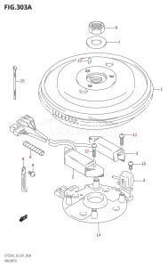 DT30 From 03001-151001 ()  2001 drawing MAGNETO