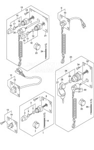 Outboard DF 225 drawing Switch