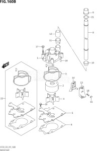 25003Z-910001 (2019) 250hp E03 E40-USA - Costa Rica (DF250ST  DF250Z) DF250Z drawing WATER PUMP (DF250ST)