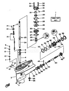 25J drawing LOWER-CASING-x-DRIVE-1