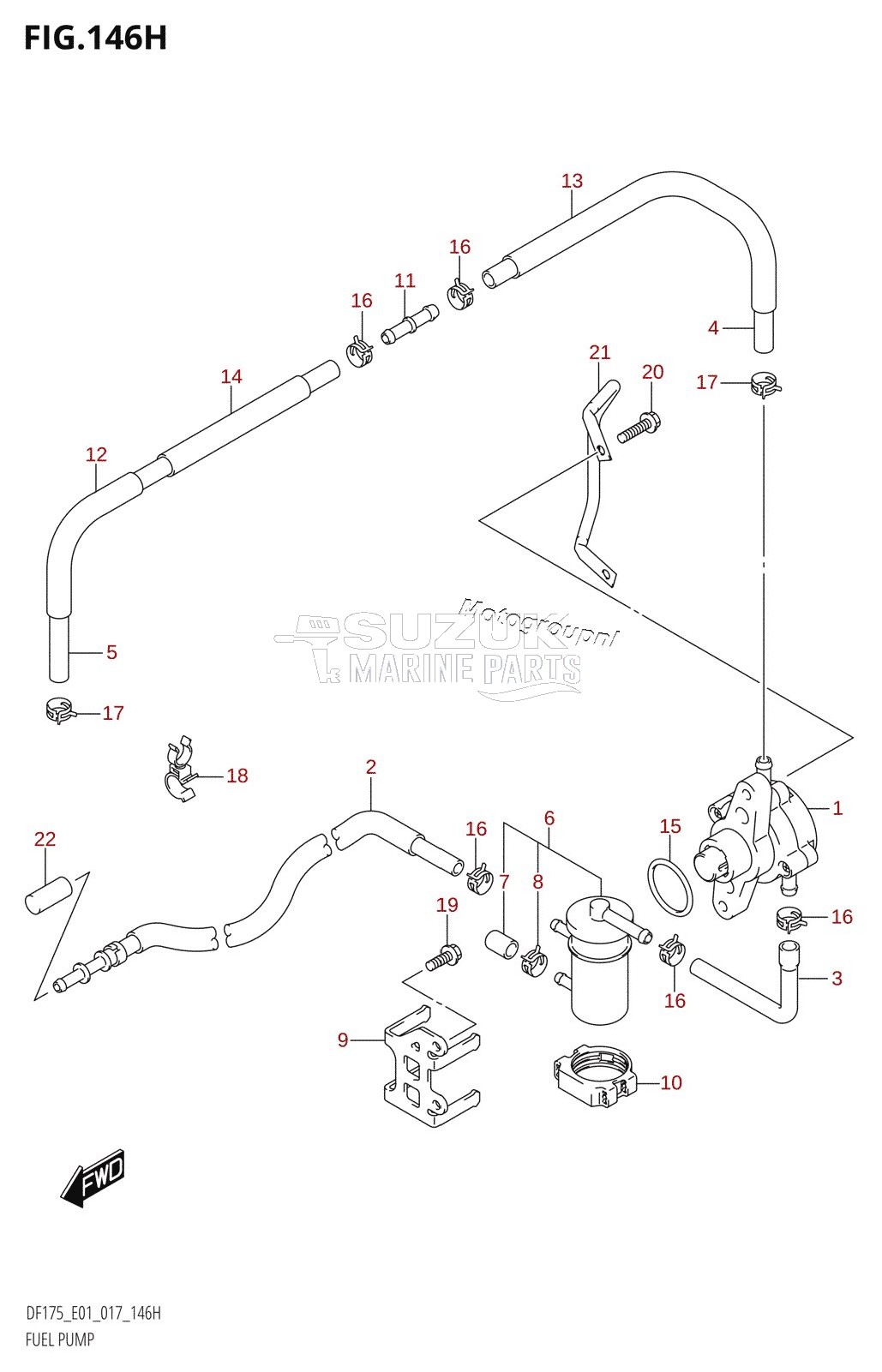 FUEL PUMP (DF175Z:E40)