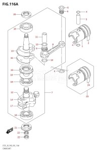 DT30 From 03005-910001 ()  2019 drawing CRANKSHAFT (DT25K)