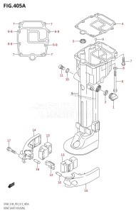 DF9.9A From 00994F-310001 (P03)  2013 drawing DRIVE SHAFT HOUSING